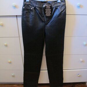 Leather Pants Newport News Black Size 6 Tags attached